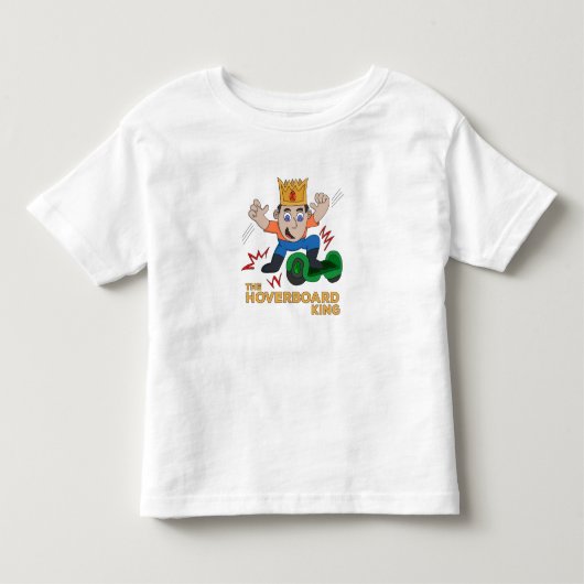 De Hoverboard Koning Kinder Shirts (Voorkant)