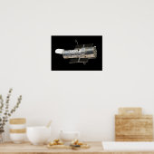 De Hubble ruimtetelescoop Poster (Keuken)
