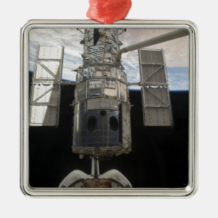 De Hubble Space Telescope Space Shuttle Atlant Metalen Ornament