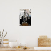 De Hubble Space Telescope Space Shuttle Atlant Poster (Keuken)