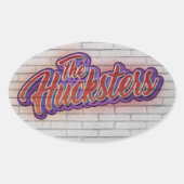 De Hucksters Band Logo Sticker (Voorkant)