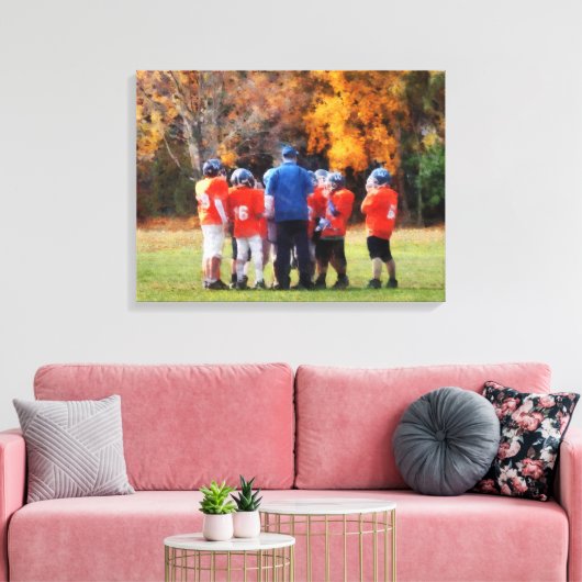 De Huddle Canvas Afdruk (Insitu (Woonkamer))