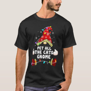 De huisdier alle katten buffel geruite bijpassende t-shirt