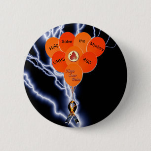 De hulp lost de Hoop RSD van de Geheimzinnigheid Ronde Button 5,7 Cm
