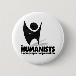 De humanisten ronde button 5,7 cm