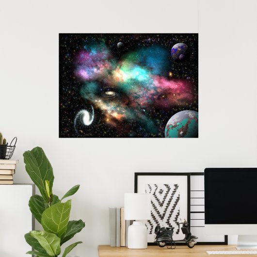 De Humanoïde Nebula Poster (Thuiskantoor)