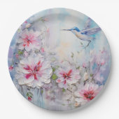De Hummingbird Design Series 11 Papieren Bordje (Voorkant)