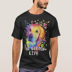 De Humor Golden Life Hondenras Puppy Golden Retr T-shirt