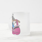 De Humor van bustehouders en van Rimpels Matglas Koffiemok (Voorkant links)