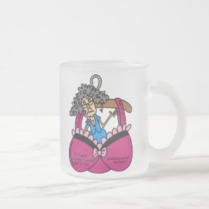 De Humor van bustehouders en van Rimpels Matglas Koffiemok