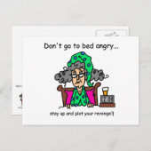 De Humor van de bedtijd Briefkaart (Voorkant / Achterkant)