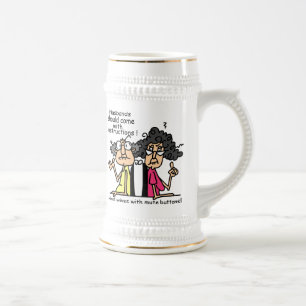 De Humor van de Houding van echtgenoten en van Bierpul
