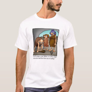 De Humor van de koffie scheurt pap T-shirt