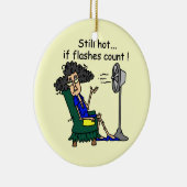 De Humor van de opvlieging Keramisch Ornament (Rechts)