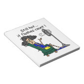 De Humor van de opvlieging Notitieblok (Schuin)