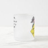 De Humor van de Woede van de weg Matglas Koffiemok (Center)