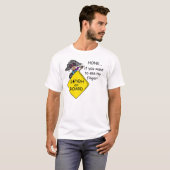De Humor van de Woede van de weg T-shirt (Voorkant volledig)
