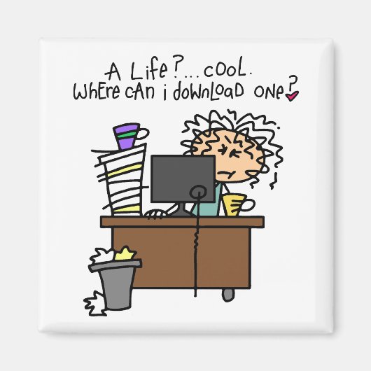 De Humor van het Leven van de download Magneet (Voorkant)