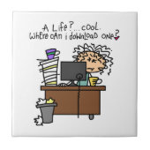 De Humor van het Leven van de download Tegeltje (Voorkant)