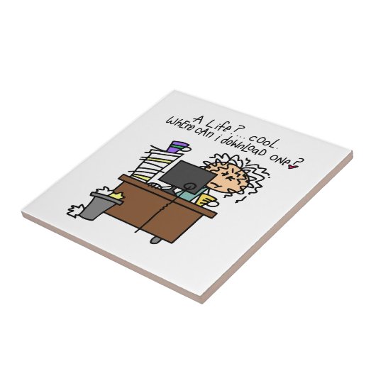 De Humor van het Leven van de download Tegeltje (Zijkant)