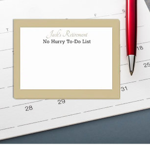 De humoristische post van Custom Retiree die hij a Post-it® Notes
