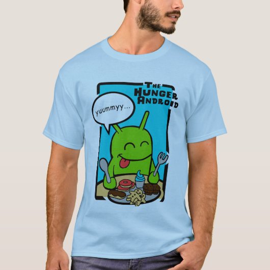 De Hunger Android T-shirt (Voorkant)