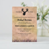 De Hunt is over Bachelor Party Kaart (Staand voorkant)