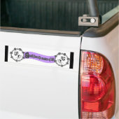De Huntress Banner Bumpersticker (Op Truck)