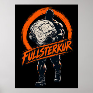 De Husafell-steen - Fullsterkur Poster