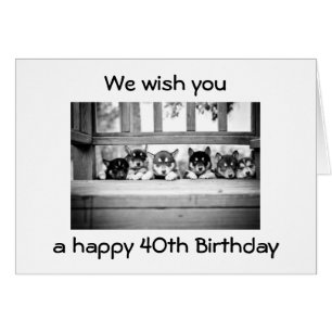 DE HUSKY GANG WENST U EEN HAPPY 4 Oth BIRTHDAY