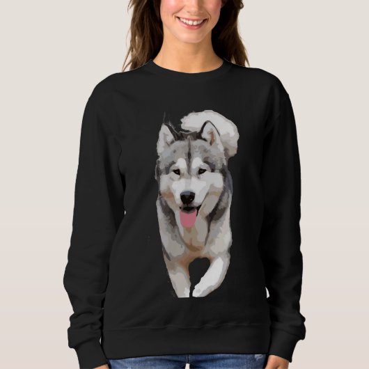 De Husky Walking Trui (Voorkant)