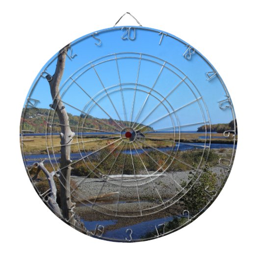 De hut in de Inham van de Gans Dartbord (Voorkant)