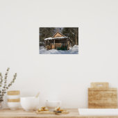 De hutten bij de Little Lyford Pond van de AMC Poster (Keuken)