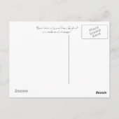 De Hutten van het strand Briefkaart (Achterkant)