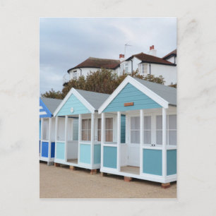 De Hutten van het strand in Southwold Briefkaart