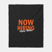 De huur is nu binnen van toepassing fleece deken (Voorkant)