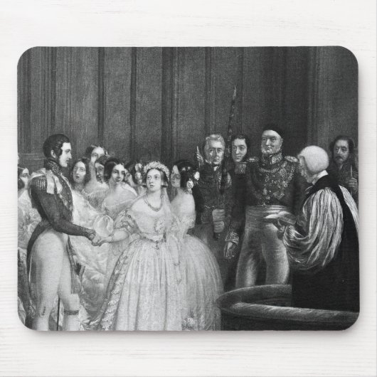 De huwelijksceremonie muismat (Voorkant)