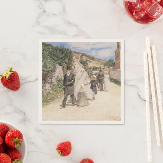 De huwelijksmars van Robinson,  Passen getrouwd Servet (Insitu)