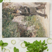 De huwelijksmars van Robinson,  Passen getrouwd Theedoek (Gevouwen)