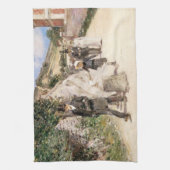 De huwelijksmars van Robinson,  Passen getrouwd Theedoek (Verticaal)