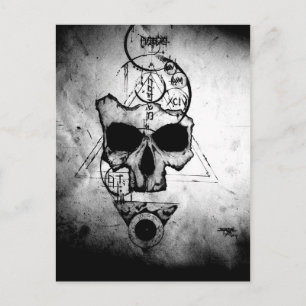 De Hyman Skull Briefkaart