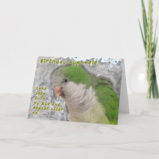 De Hypnose van de verjaardag Kaart (Voorkant)