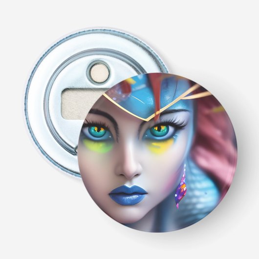 De Hypnotist Button Flesopener (Voorkant)