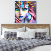 De Hypnotist Canvas Afdruk (Insitu (Slaapkamer))