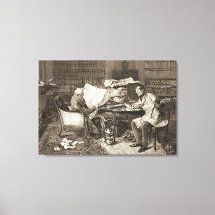 De hypotheek 1899 canvas afdruk