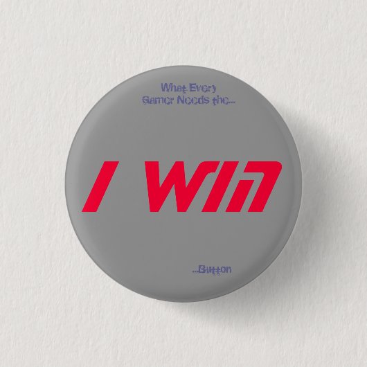 De I Win Button (Voorkant)