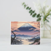 De iconische berg van Japan Briefkaart (Staand voorkant)