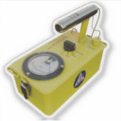 De iconische CD V-700 Geiger Counter Sticker (Voorkant)