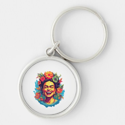 De iconische Frida Kahlo Sleutelhanger (Voorkant)