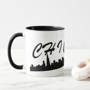 De iconische Mok van de skyline van Chicago